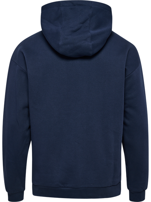 hmlLOOSE HOODIE BEE, DRESS BLUES, packshot