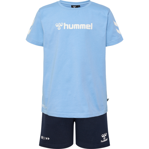 hmlNOVET SHORTS SET, DUSK BLUE, packshot