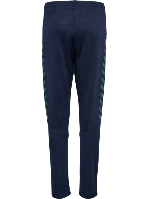 hmlSTALTIC TRAINING PANTS KIDS, MARINE/DUCK GREEN, packshot