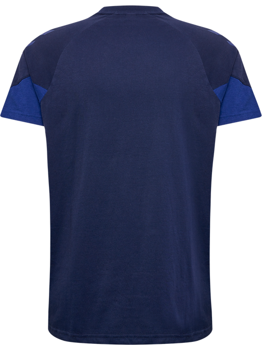 hmlTRAVEL T-SHIRT S/S, MARINE, packshot