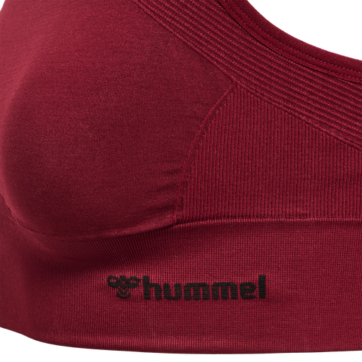 hmlTIFFY SEAMLESS SPORTS TOP, CABERNET, packshot