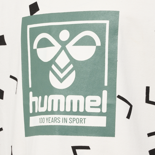 hmlELI T-SHIRT S/S, MARSHMALLOW, packshot