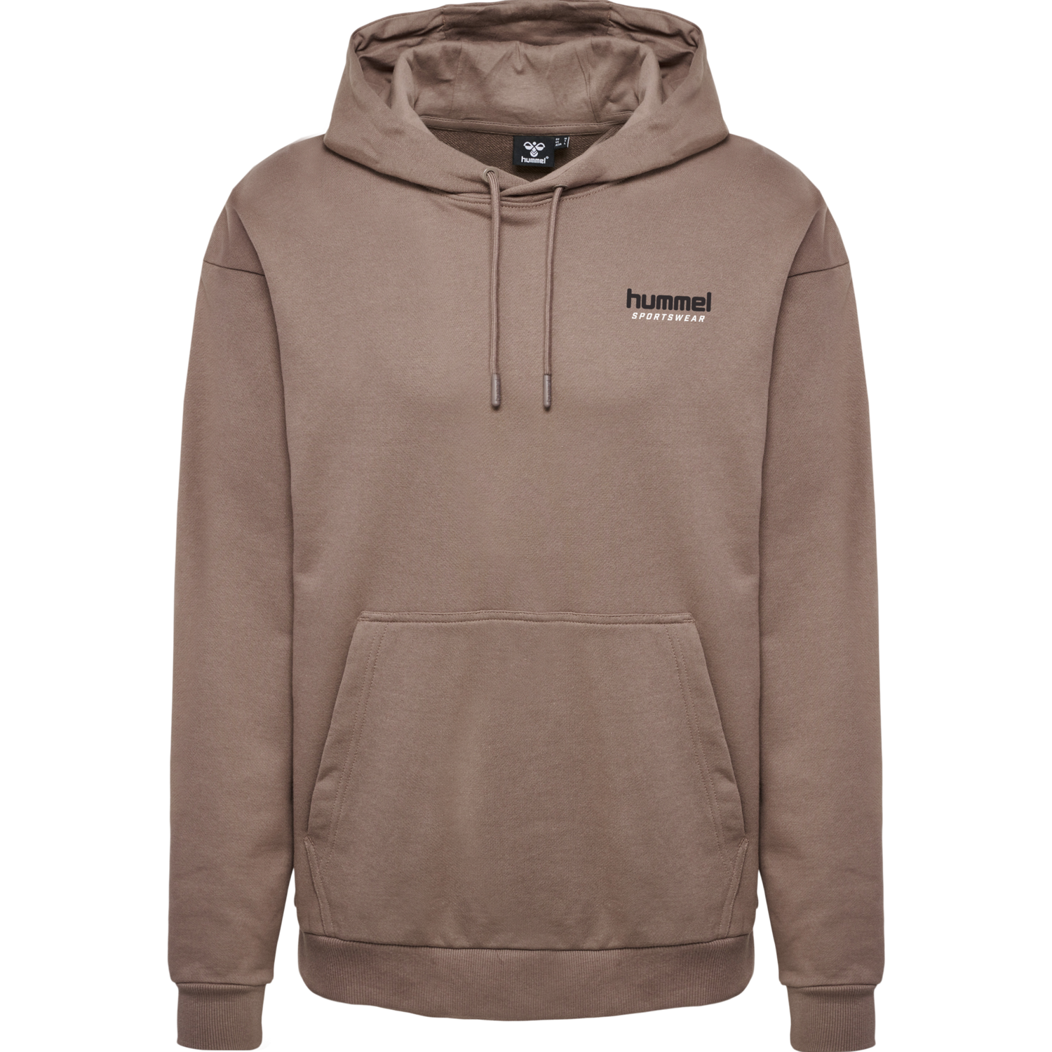 hmlLGC NATE HOODIE, IRON, packshot