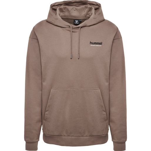 hmlLGC NATE HOODIE, IRON, packshot