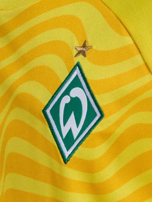 WER 24/25 GK JERSEY S/S KIDS, BLAZING YELLOW, packshot