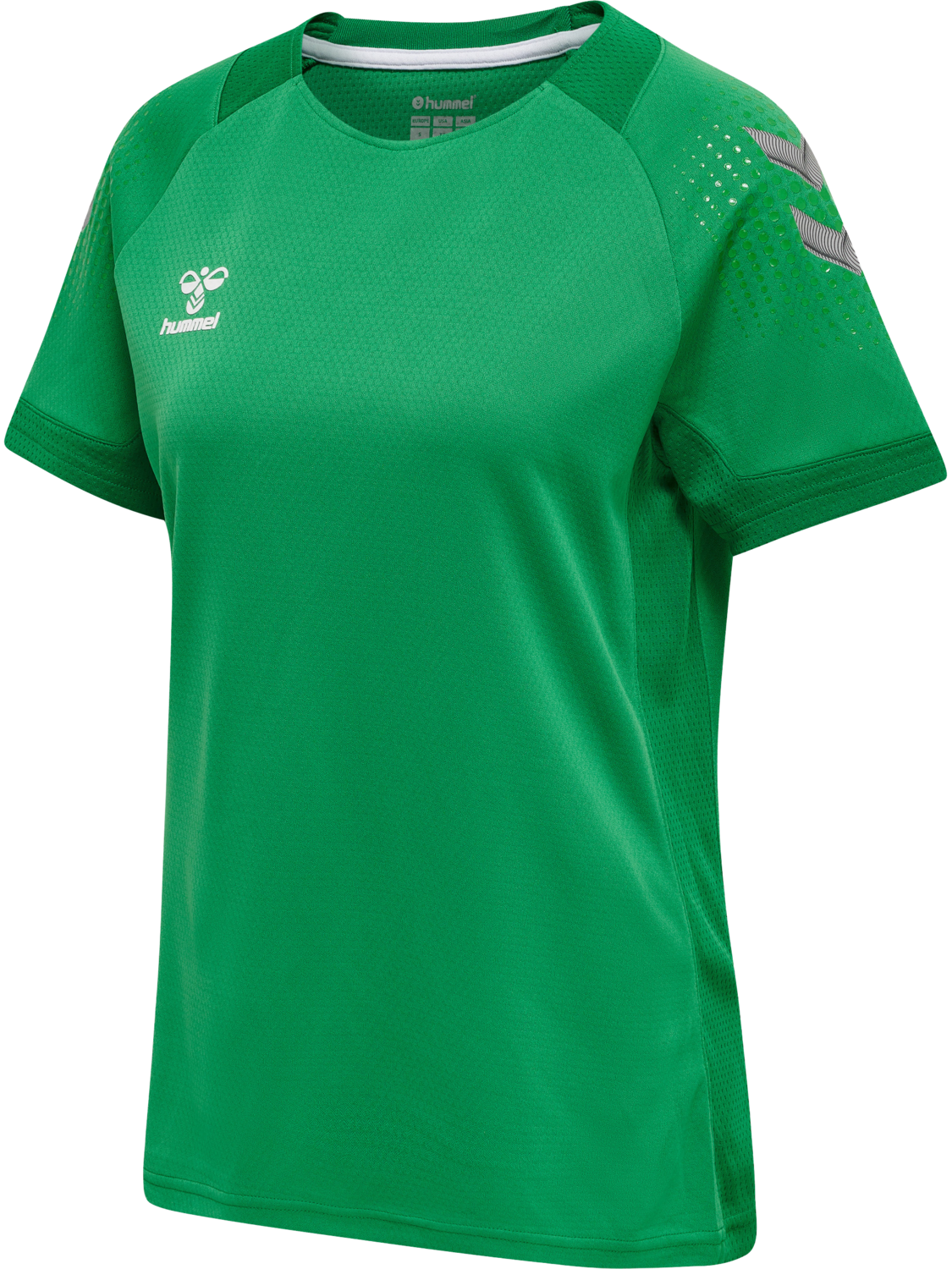 hmlLEAD WOMENS S/S POLY JERSEY, JELLY BEAN, packshot