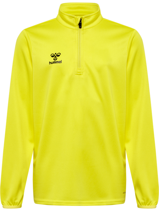 hmlESSENTIAL HALF-ZIP KIDS, BLAZING YELLOW, packshot