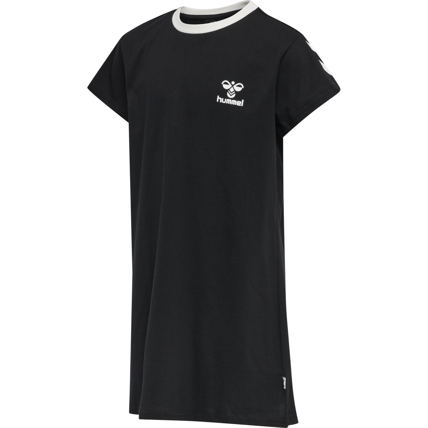 hmlMILLE T-SHIRT DRESS S/S, BLACK, packshot