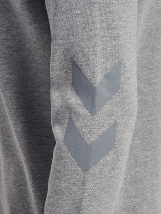 hmlLEGACY ZIP HOODIE, GREY MELANGE hmlLEGACY ZIP HOODIE, GREY MELANGE, packshot