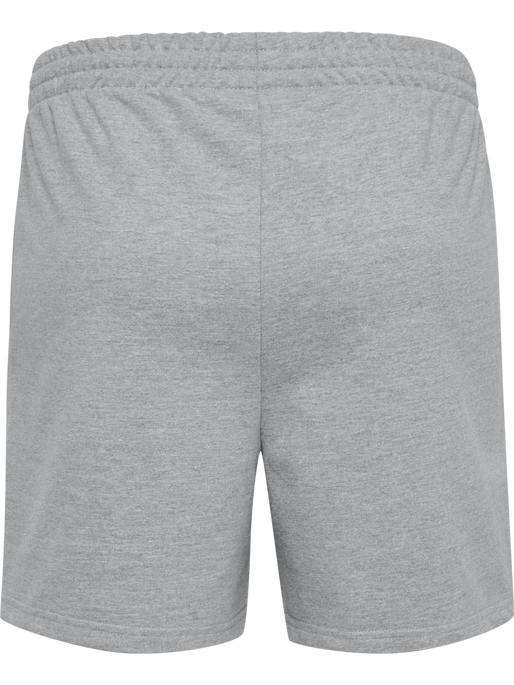 hmlGO 2.0 SWEATSHORTS WOMAN, GREY MELANGE, packshot