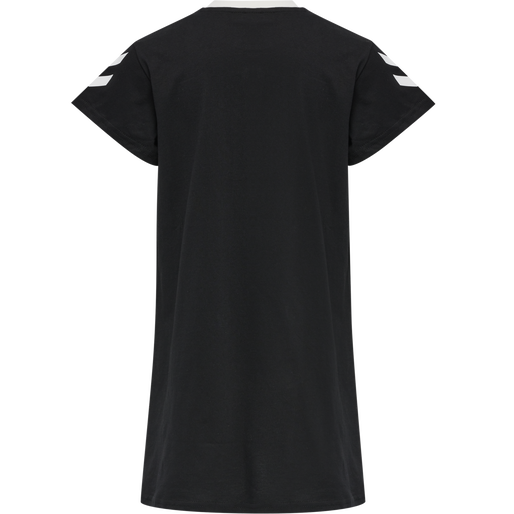 hmlMILLE T-SHIRT DRESS S/S, BLACK, packshot