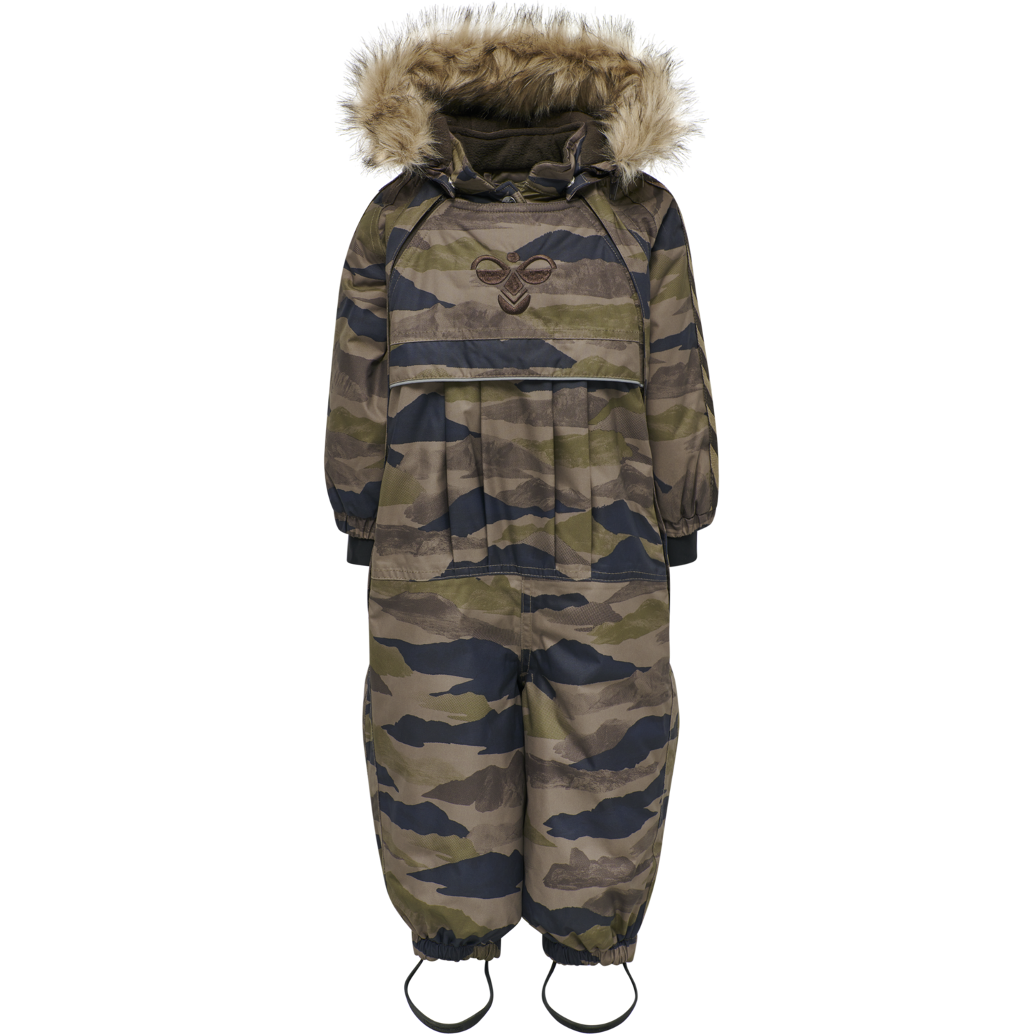 hmlMOON SNOWSUIT, CHOCOLATE CHIP/AFTER DARK, packshot