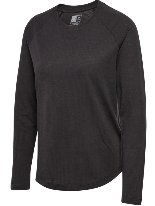 hmlMT VANJA T-SHIRT L/S, ESPRESSO, packshot