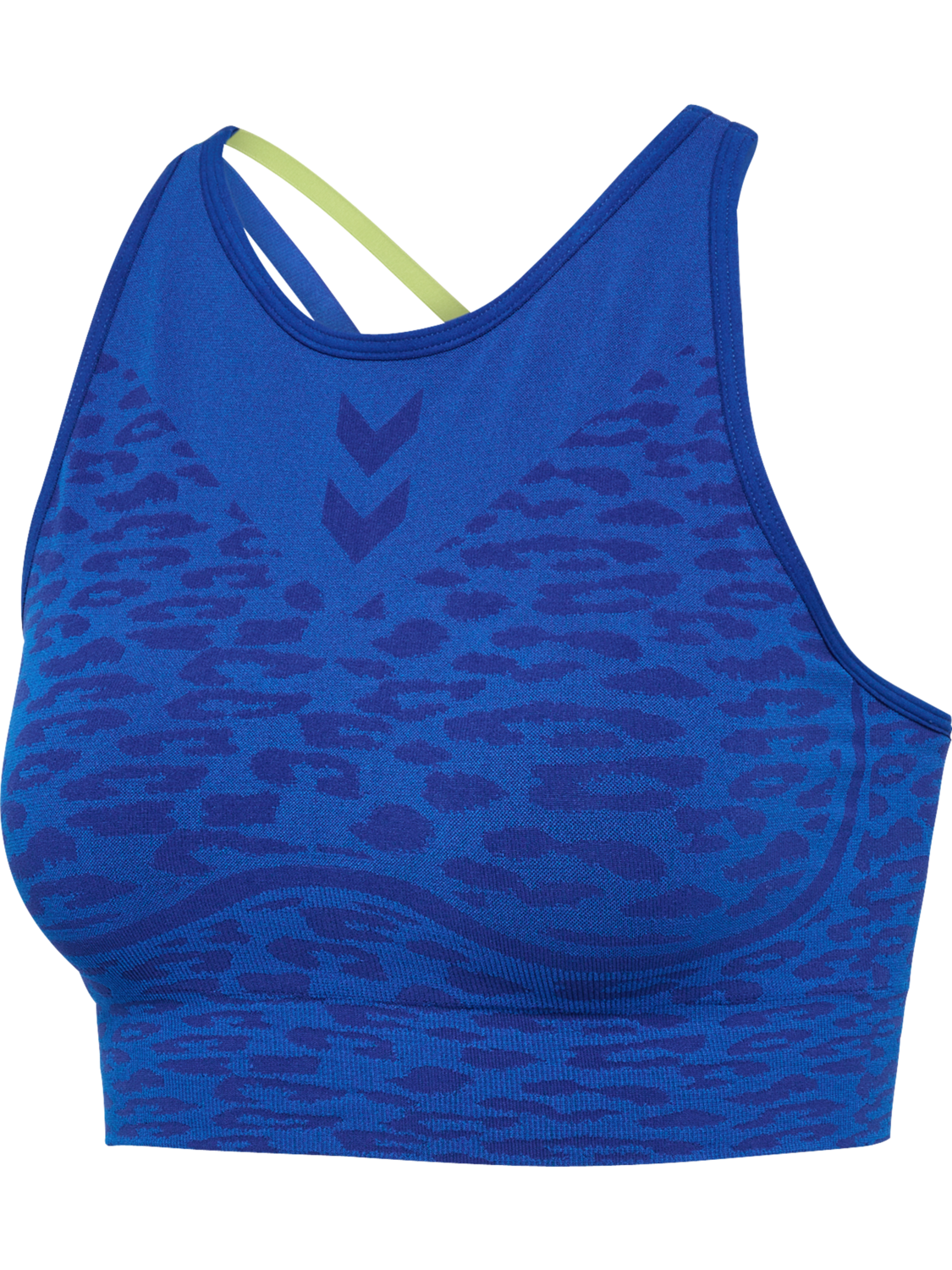 hmlMT LEO SEAMLESS SPORTS BRA, OLYMPIAN BLUE/SODALITE BLUE ME, packshot