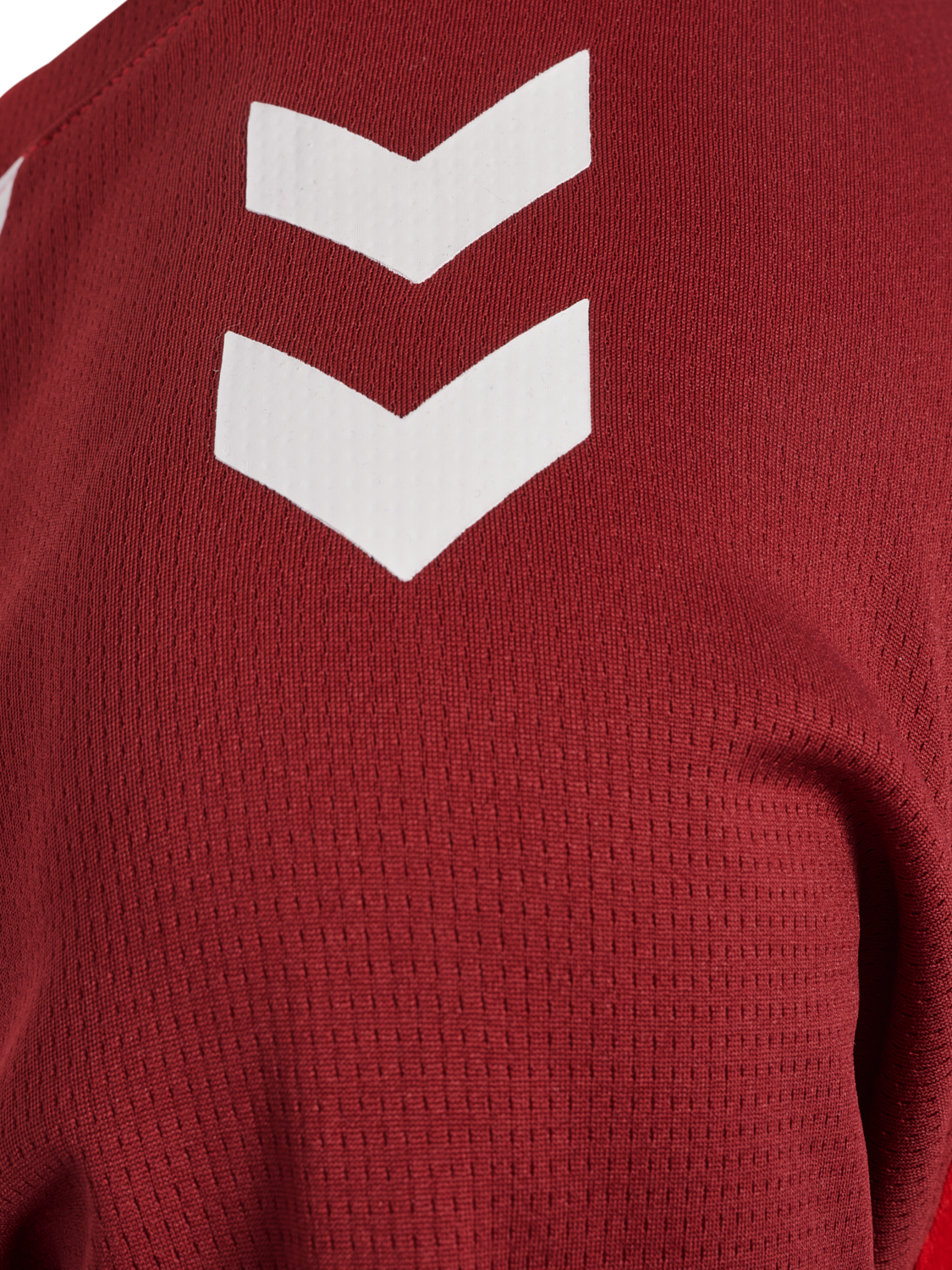 hmlLEAD 2.0 JERSEY S/S WOMAN, TRUE RED/MAROON, packshot