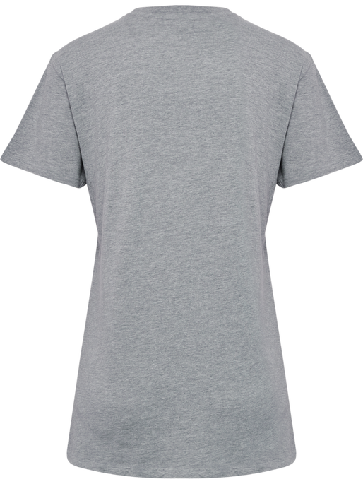 hmlGO 2.0 LOGO T-SHIRT S/S WOMAN, GREY MELANGE, packshot