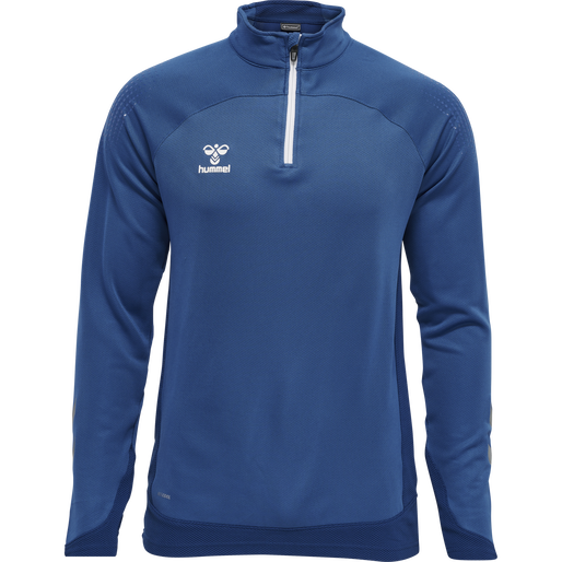 hmlLEAD HALF ZIP, TRUE BLUE, packshot