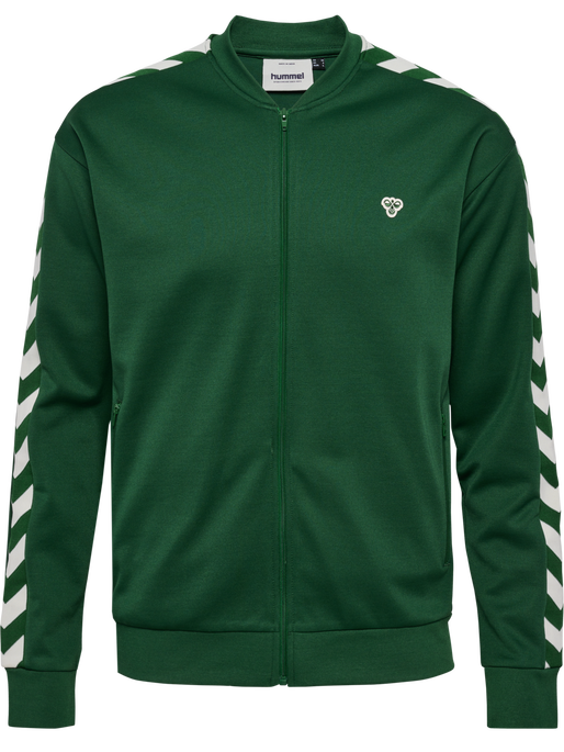 hmlARCHIVE REGULAR POLY ZIP JACKET, EDEN, packshot