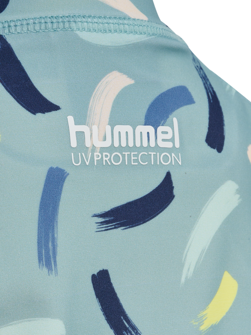 hmlMORGAT SWIM SUIT, BLUE SURF, packshot