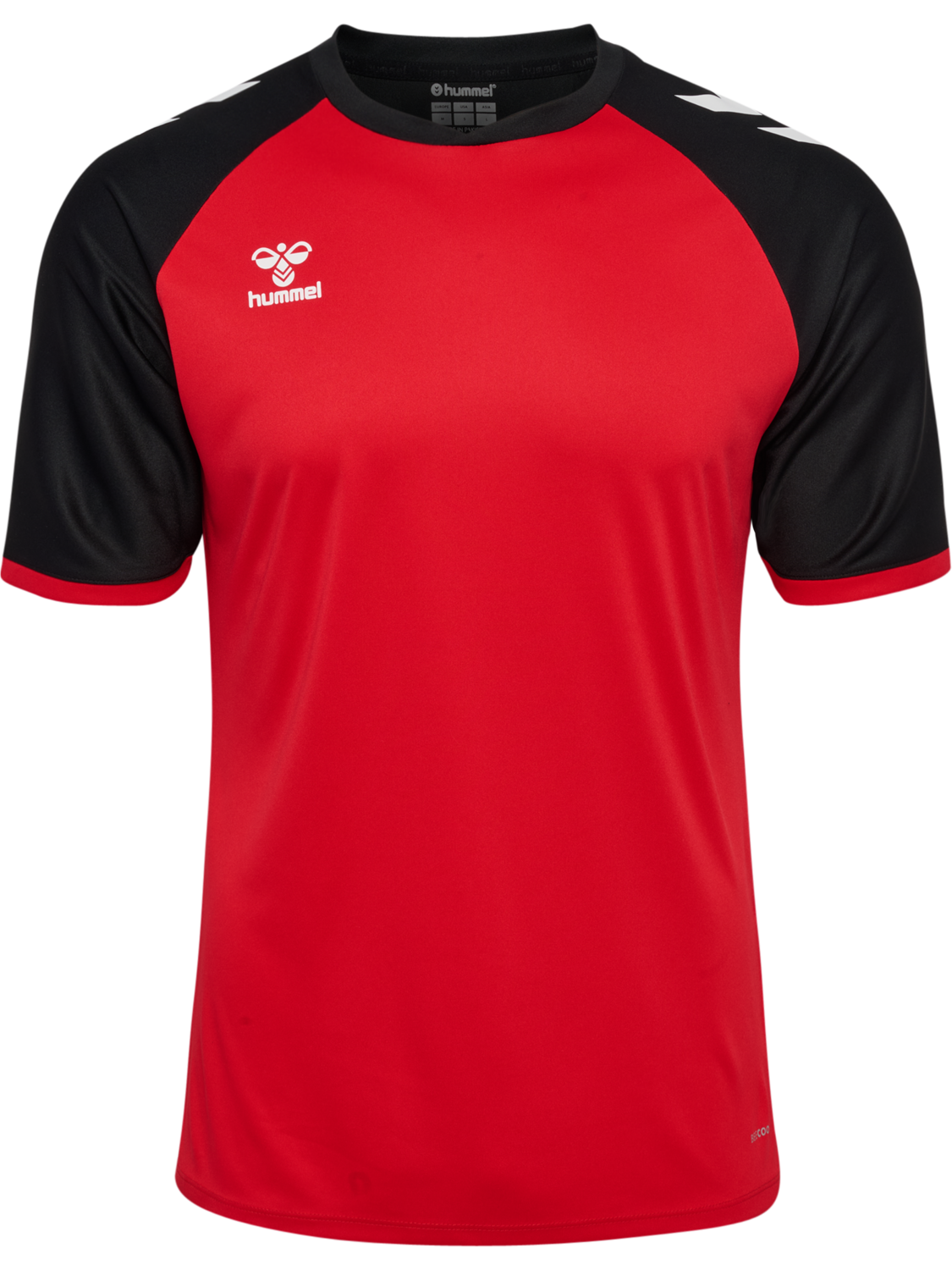 hmlMATCH LEAGUE JERSEY S/S, TRUE RED/BLACK, packshot