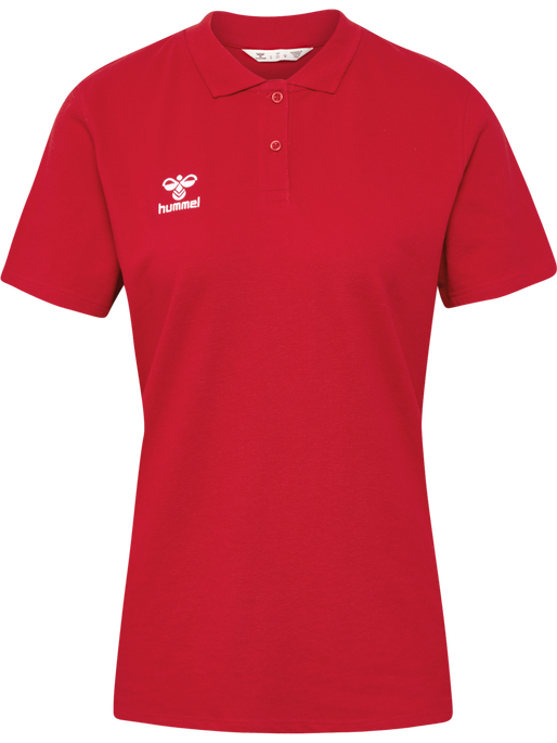 hmlGO 2.0 POLO WOMAN, TRUE RED, packshot