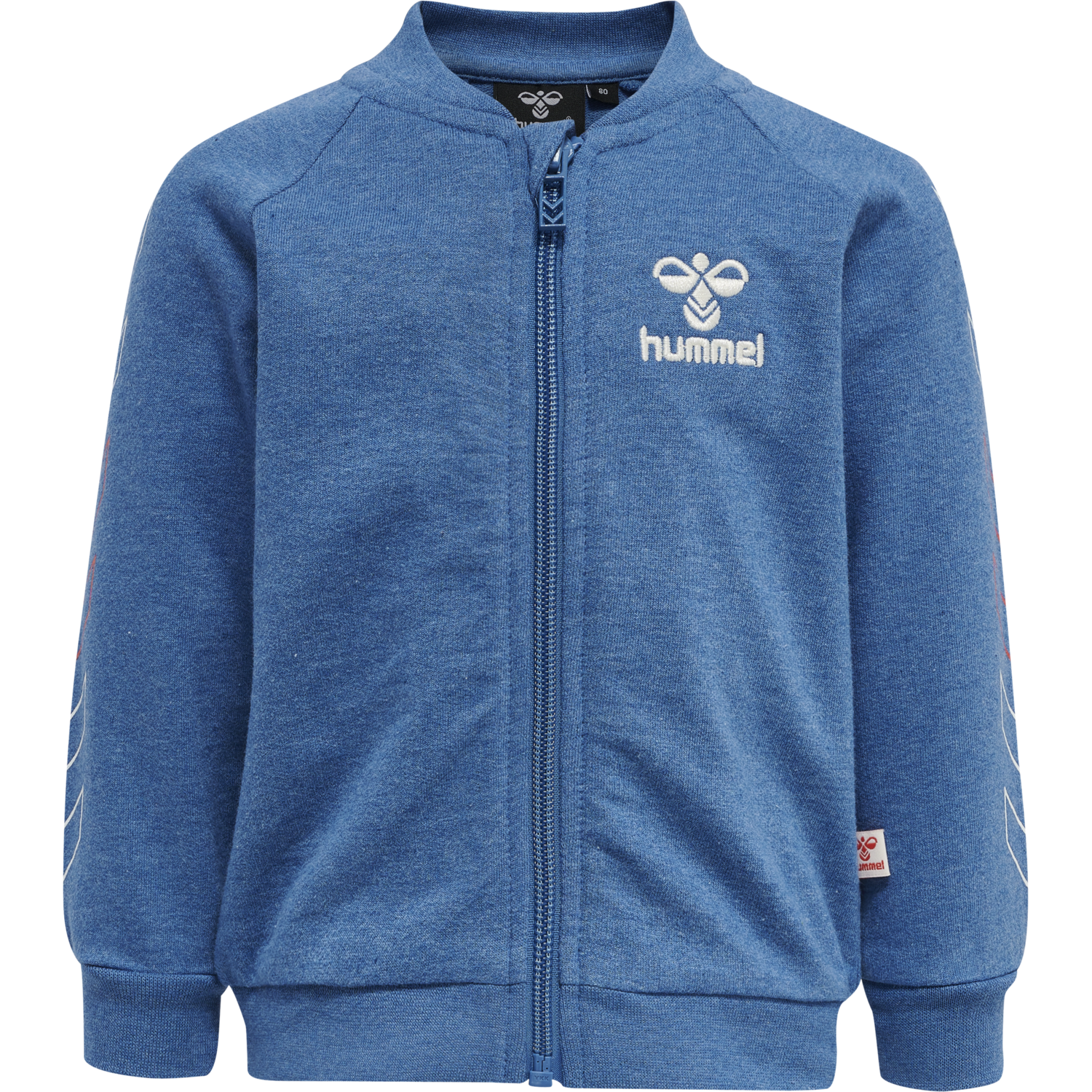 hmlGLEN ZIP JACKET, VALLARTA BLUE MELANGE, packshot
