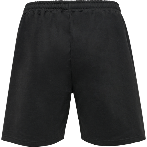 hmlOFFGRID COTTON SHORTS, JET BLACK/FORGED IRON hmlOFFGRID COTTON SHORTS, JET BLACK/FORGED IRON, packshot