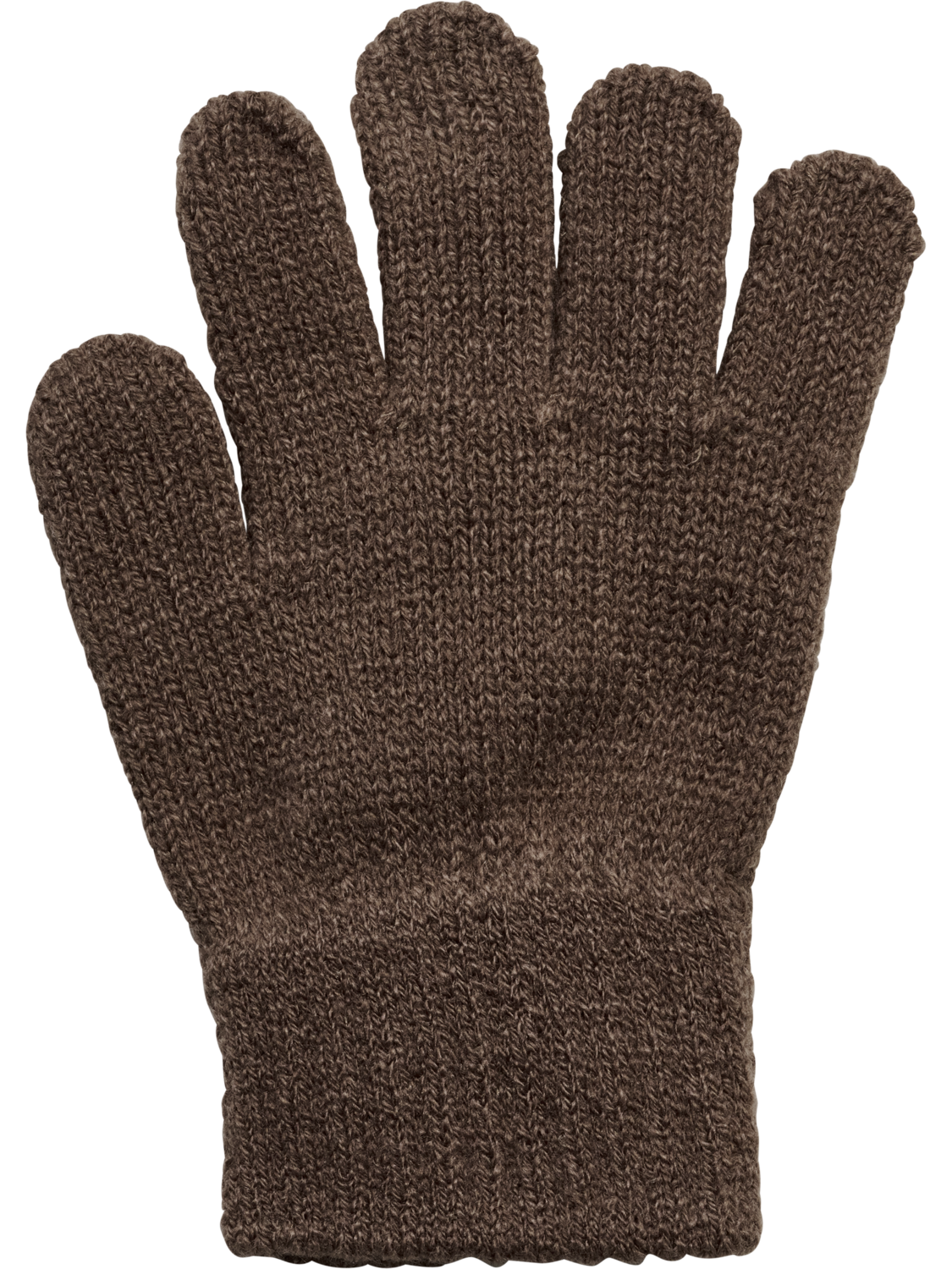 hmlJR KNIT GLOVES 2-PACK, PEPPERCORN, packshot