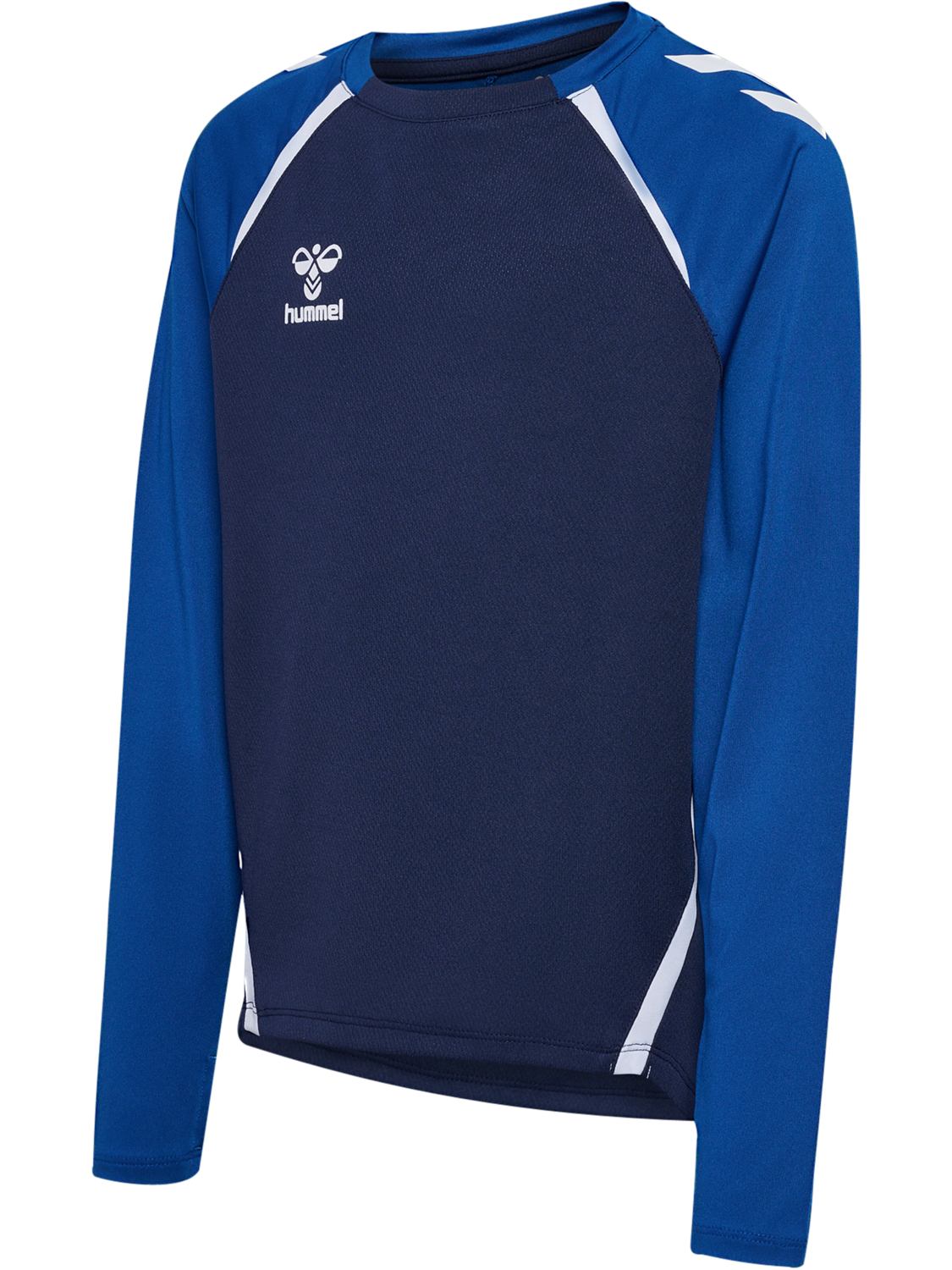 hmlLEAD 2.0 CREW SWEAT KIDS, MARINE/TRUE BLUE, packshot