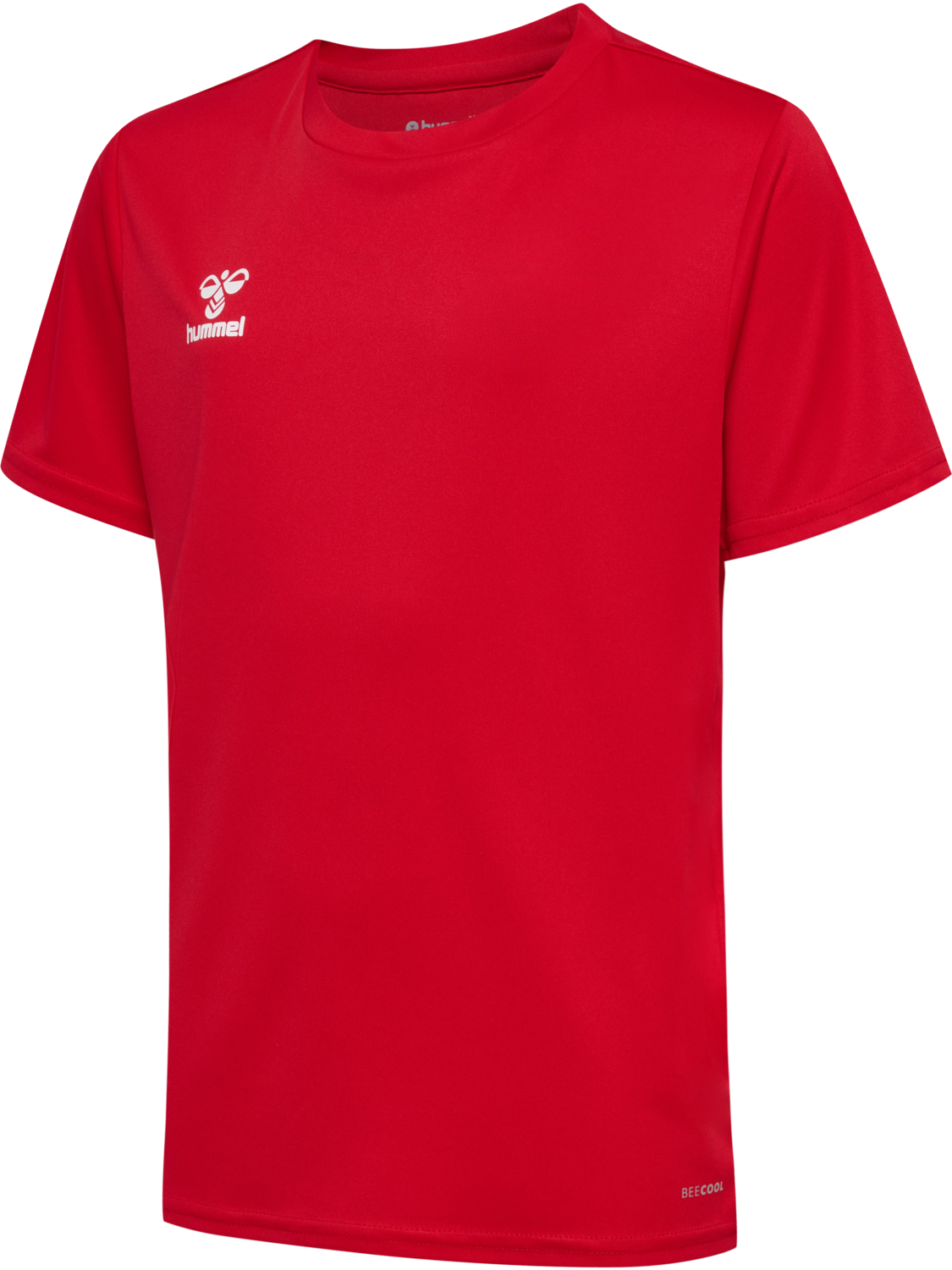 hmlESSENTIAL JERSEY S/S KIDS, TRUE RED, packshot