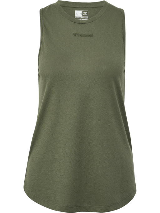 hmlMT VANJA TOP, DEEP LICHEN GREEN, packshot