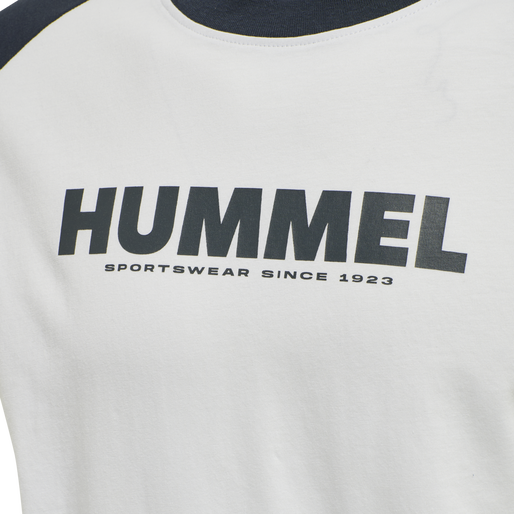 hmlLEGACY BLOCKED T-SHIRT, WHITE, packshot