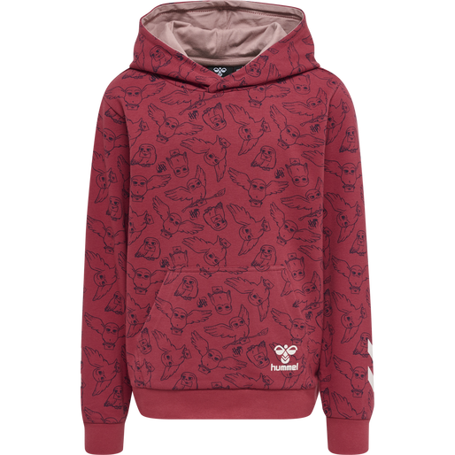 hmlHARRY POTTER AOP HOODIE, EARTH RED hmlHARRY POTTER AOP HOODIE, EARTH RED, packshot