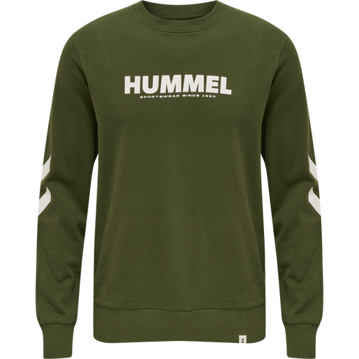 hmlLEGACY SWEATSHIRT, RIFLE GREEN, packshot