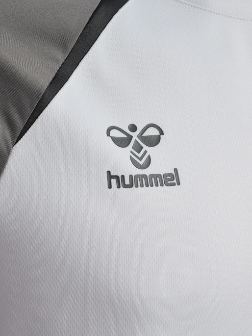 hmlLEAD 2.0 CREW SWEAT, WHITE/STEEL GRAY hmlLEAD 2.0 CREW SWEAT, WHITE/STEEL GRAY, packshot