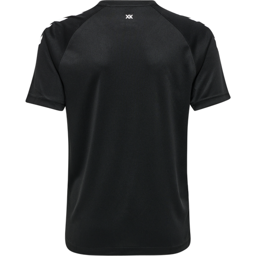 hmlCORE XK CORE POLY TEE S/S KIDS, BLACK, packshot