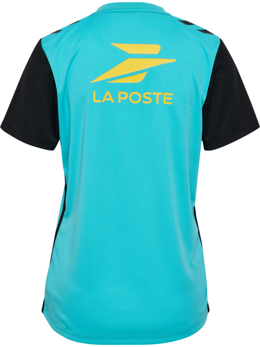 FFHB NEW REFEREE JERSEY S/S WO, SCUBA BLUE WO SPONSOR, packshot