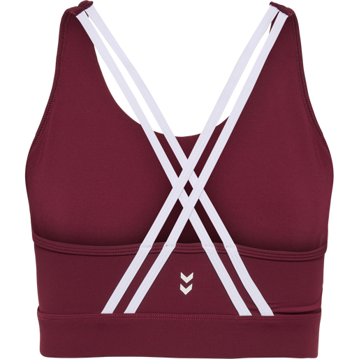 hmlMT FLASH SPORTS BRA, ZINFANDEL, packshot