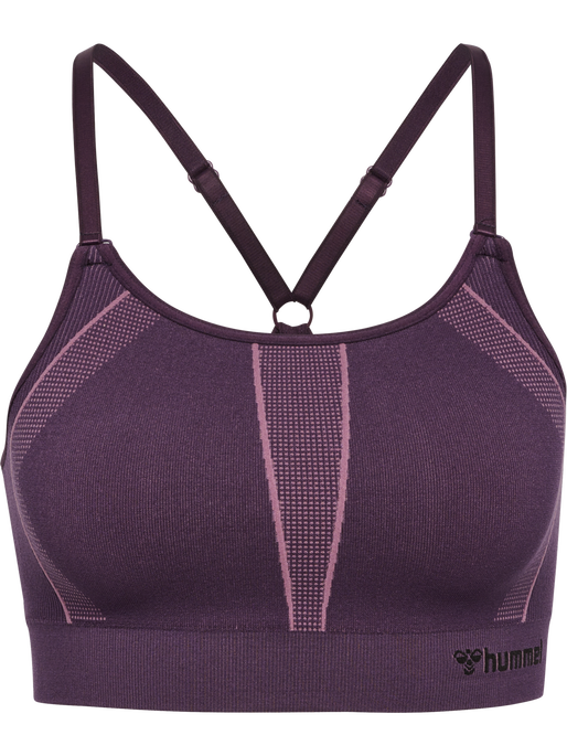 hmlMT POWER SEAMLESS SPORTS BRA, PLUM PERFECT hmlMT POWER SEAMLESS SPORTS BRA, PLUM PERFECT, packshot