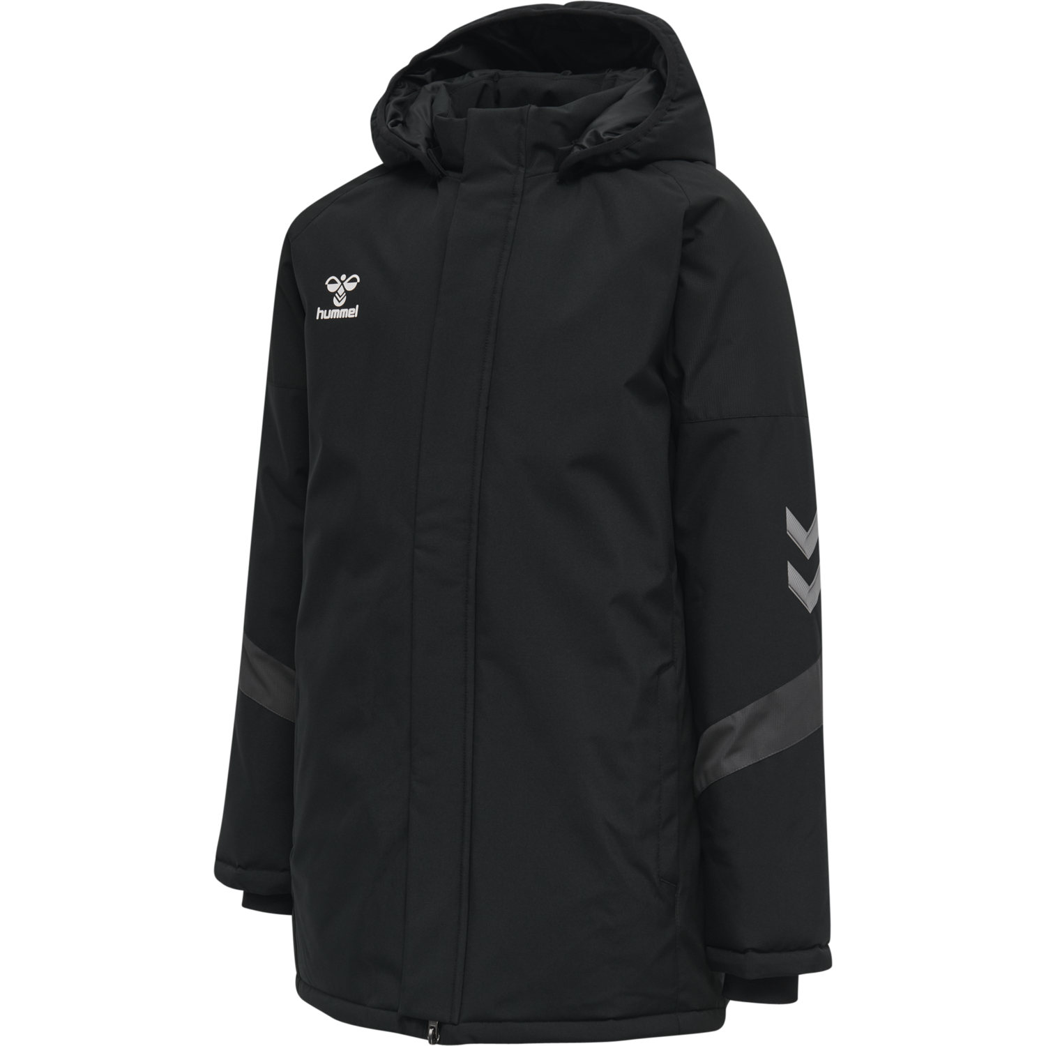 hmlLEAD BENCH JACKET KIDS, BLACK, packshot