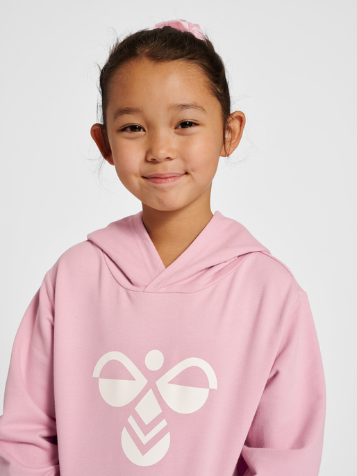 hmlCUATRO HOODIE, ZEPHYR, model
