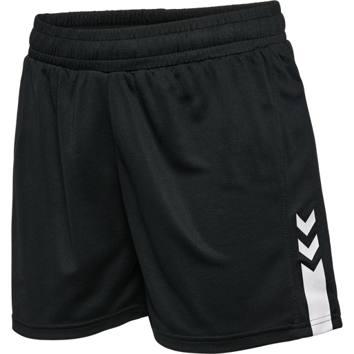 hmlACTIVE PL SHORTS WOMAN, BLACK/WHITE, packshot