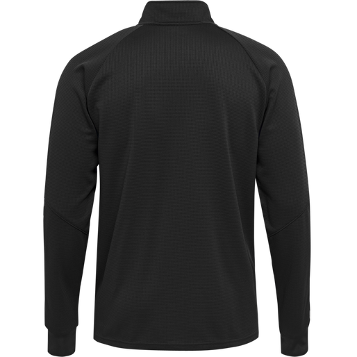 hmlAUTHENTIC POLY ZIP JACKET, BLACK/WHITE, packshot