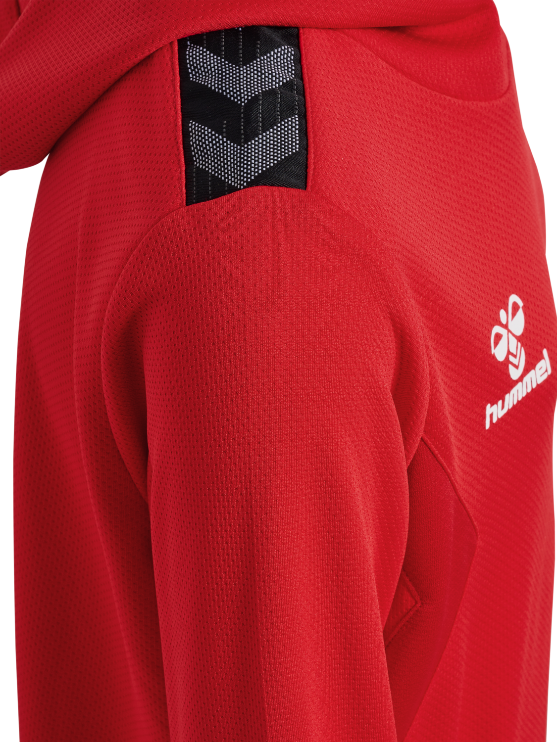 hmlAUTHENTIC PL HOODIE KIDS, TRUE RED, packshot