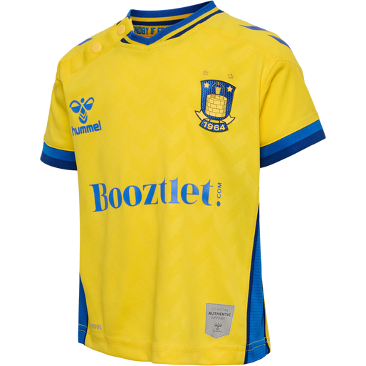 BRØNDBY 22/23 HOME MINI KIT, CYBER YELLOW, packshot