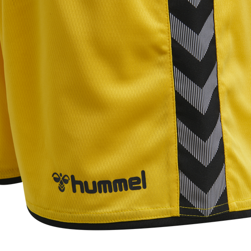 hmlAUTHENTIC POLY SHORTS WOMAN, SPORTS YELLOW/BLACK hmlAUTHENTIC POLY SHORTS WOMAN, SPORTS YELLOW/BLACK, packshot