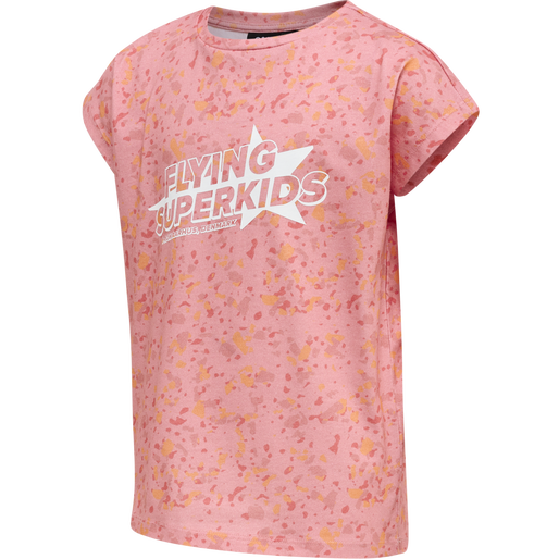 hmlFLYING DIEZ T-SHIRT S/S, BRIDAL ROSE, packshot