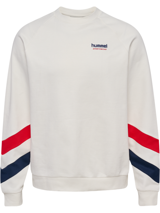 hmlOVERSIZED CREW SPORTSWEAR, BLANC DE BLANC/BLANC DE BLANC, packshot