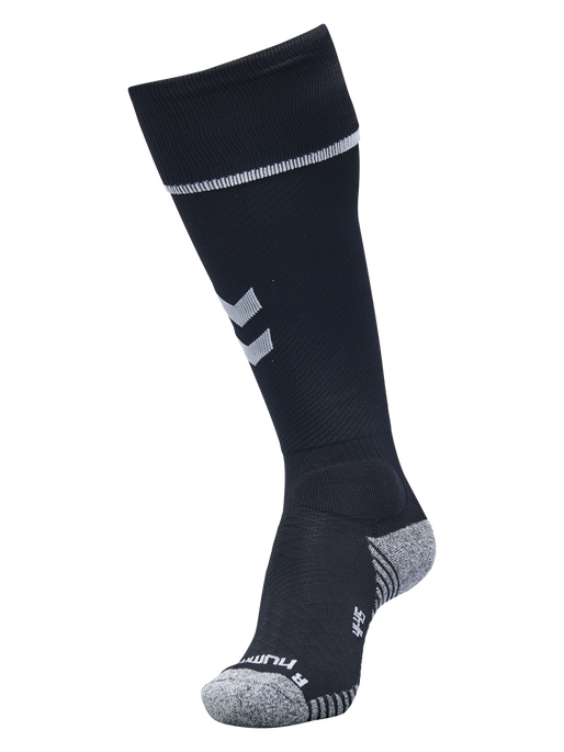 PRO FOOTBALL SOCK 17 - 18, BLACK/WHITE, packshot