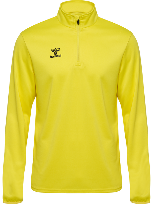 hmlESSENTIAL HALF-ZIP, BLAZING YELLOW hmlESSENTIAL HALF-ZIP, BLAZING YELLOW, packshot